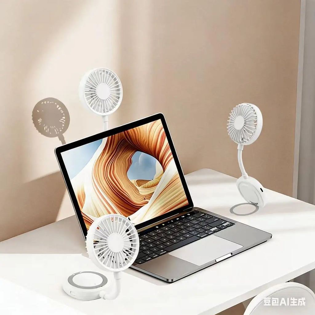 Portable Turbo Cooling Fan – Rechargeable Mini Fan for Travel, Office & Summer Heat