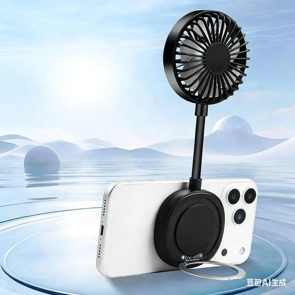 Portable Turbo Cooling Fan – Rechargeable Mini Fan for Travel, Office & Summer Heat