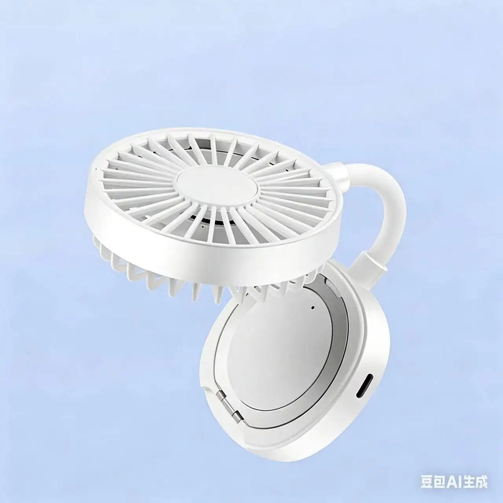 Portable Turbo Cooling Fan – Rechargeable Mini Fan for Travel, Office & Summer Heat