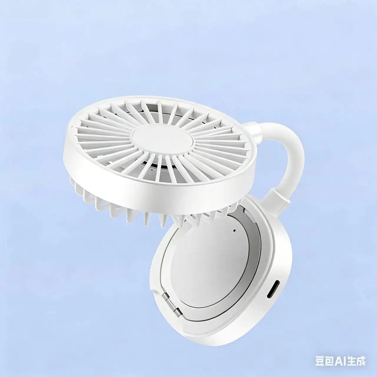 Portable Turbo Cooling Fan – Rechargeable Mini Fan for Travel, Office & Summer Heat
