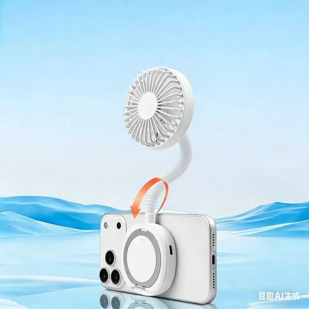 Portable Turbo Cooling Fan – Rechargeable Mini Fan for Travel, Office & Summer Heat