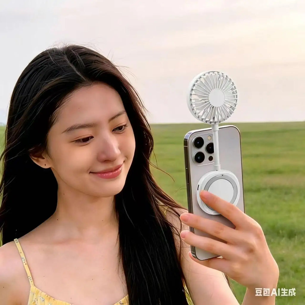 Portable Turbo Cooling Fan – Rechargeable Mini Fan for Travel, Office & Summer Heat