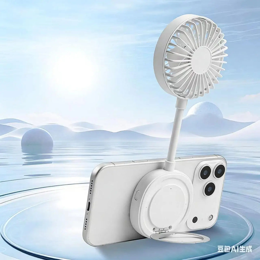 Portable Turbo Cooling Fan – Rechargeable Mini Fan for Travel, Office & Summer Heat