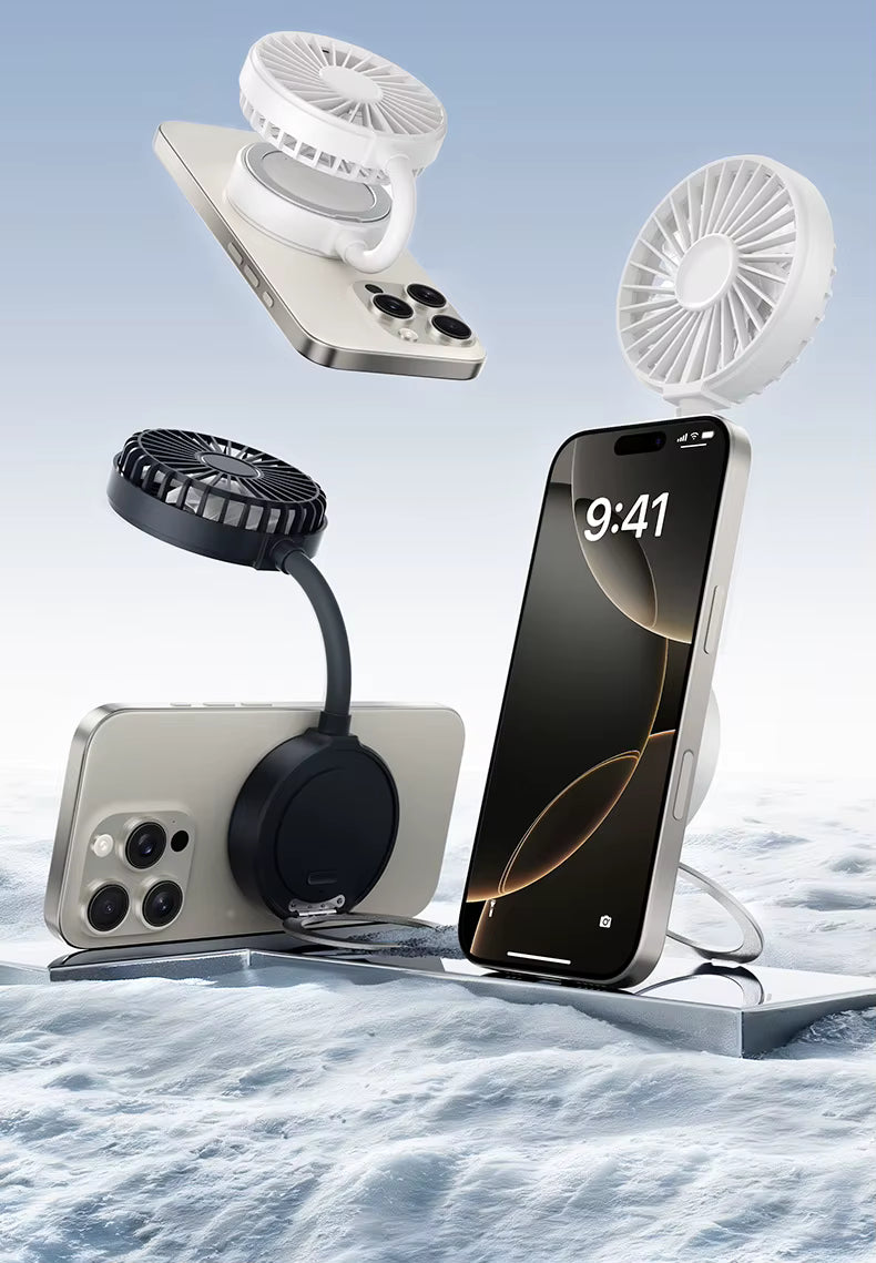 Portable fan size and usage image